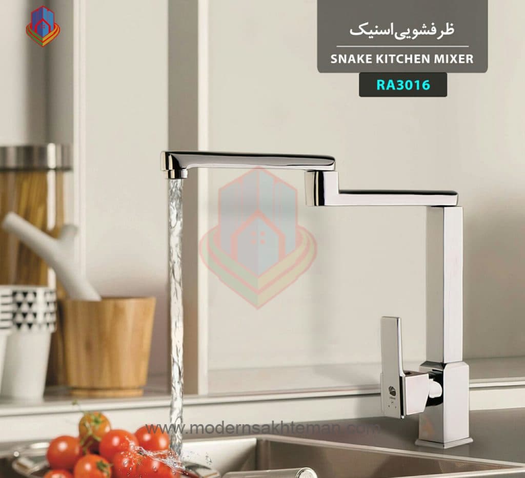 شیر ظرفشویی کروم رابو raboo مدل اسنیک