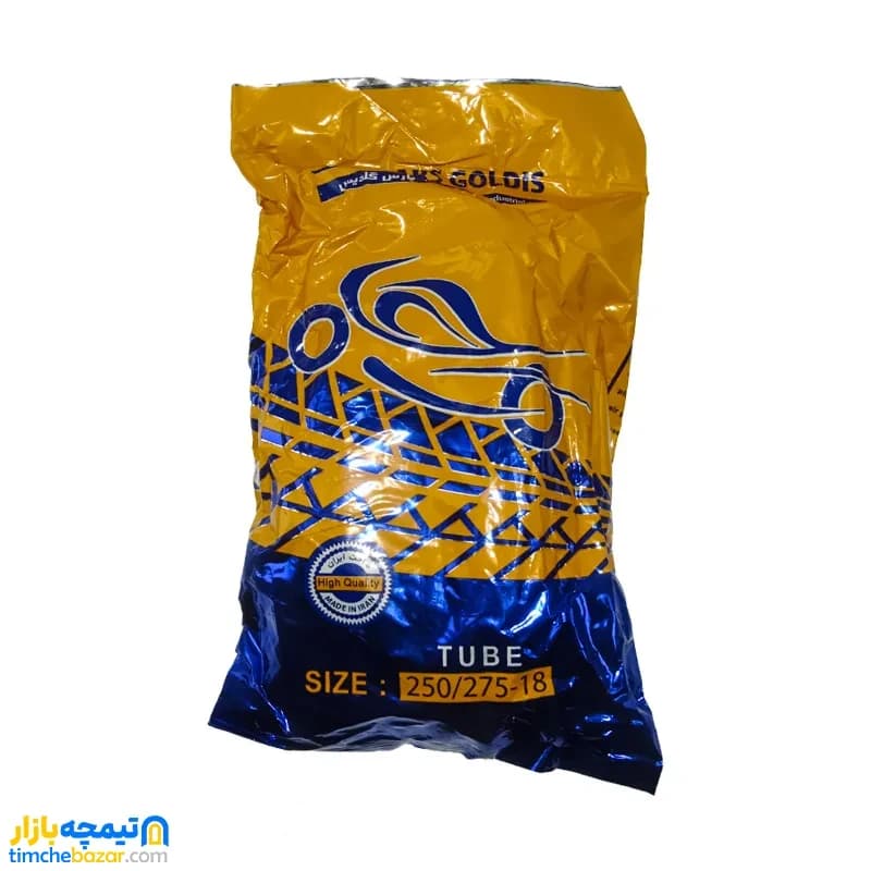 تیوب موتور سیکلت سایز 2.50 در 18 پارس گلدیس اصل — تصویر ۳