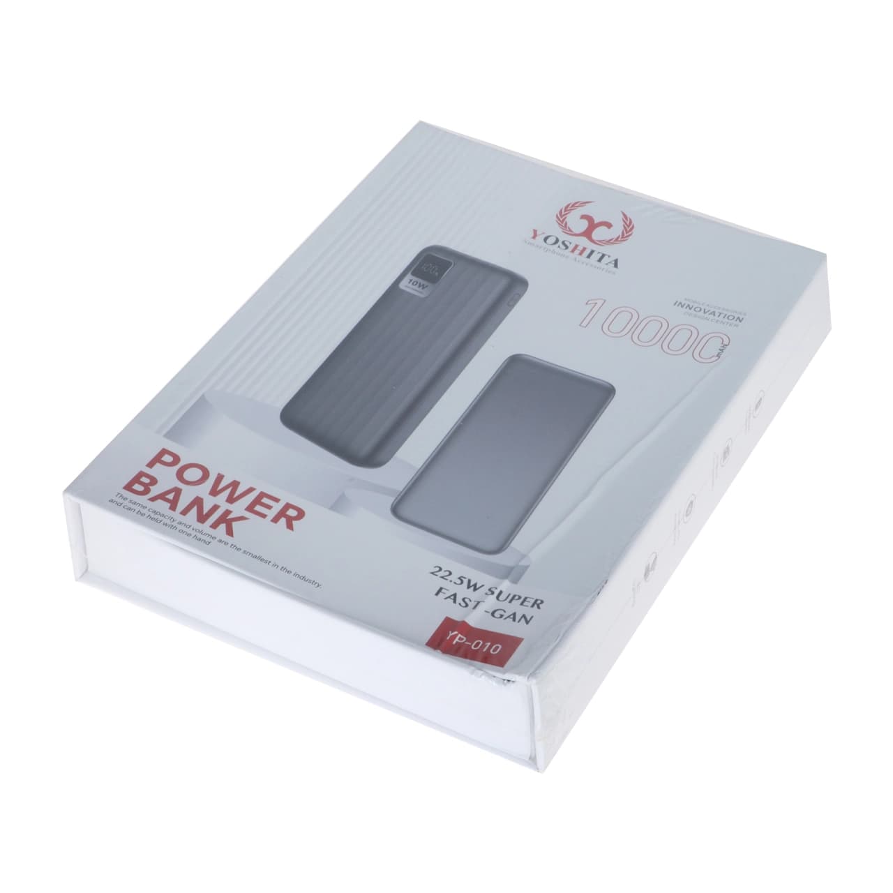 پاوربانک PD و فست شارژ Yoshita 22.5W 10000mAh مدل YP-010 – مشکی – پک ضعیف – MMS (گارانتی 6 ماهه YA) — تصویر ۷
