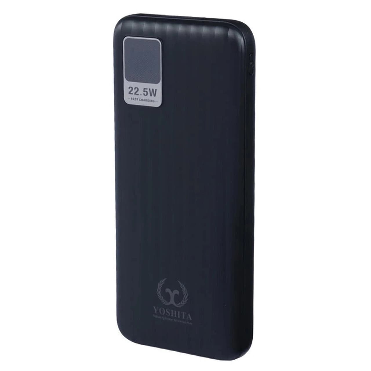 پاوربانک PD و فست شارژ Yoshita 22.5W 10000mAh مدل YP-010 – مشکی – MMS (گارانتی 6 ماهه YA)