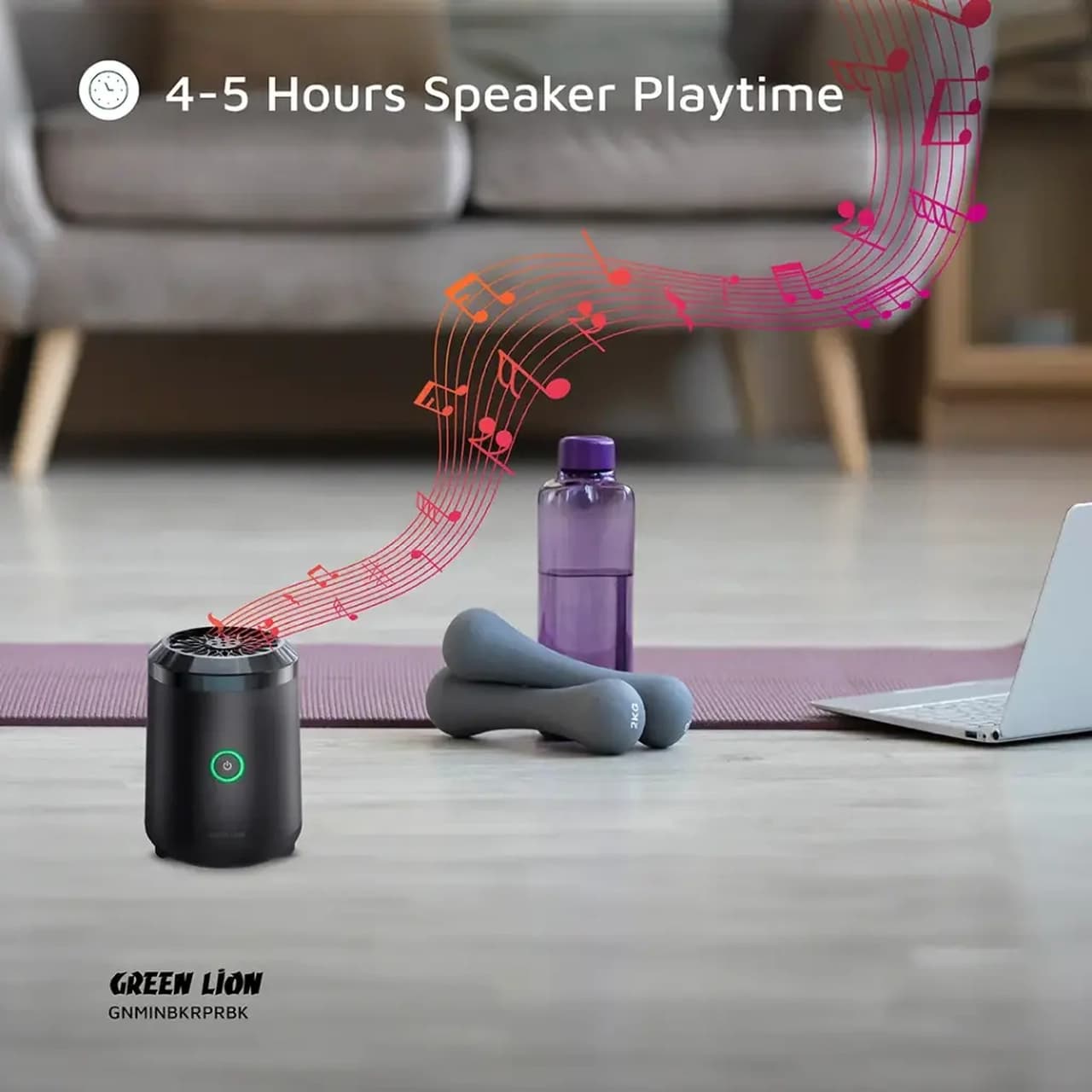 دستگاه بخور عود و اسپیکر بی سیم Green Lion مدل Mini Bakhour Pro GNMINBKRPRBK – مشکی (گارانتی 6 ماهه شرکتی) — تصویر ۶
