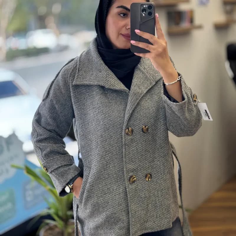 کت فوتر یقه ایستاده_4112 — تصویر ۳