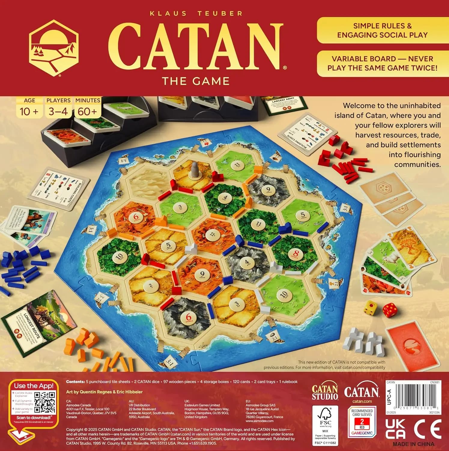 بازی رومیزی کاتان | CATAN Board Game (6th Edition) — تصویر ۲