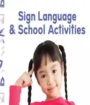 دانلود کتاب Sign Language & School Activities – زبان اشاره و فعالیت های مدرسه