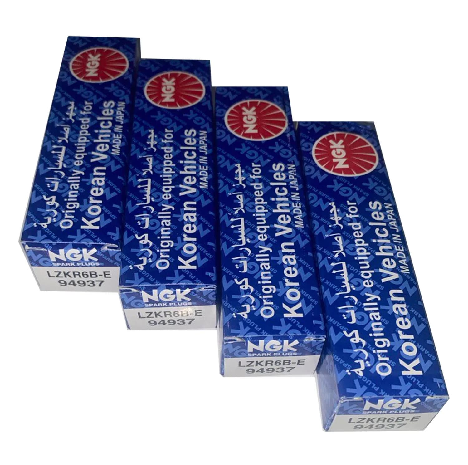 شمع خودرو ان جی کی مدل LZKR6B-E بسته 4عددی — تصویر ۲