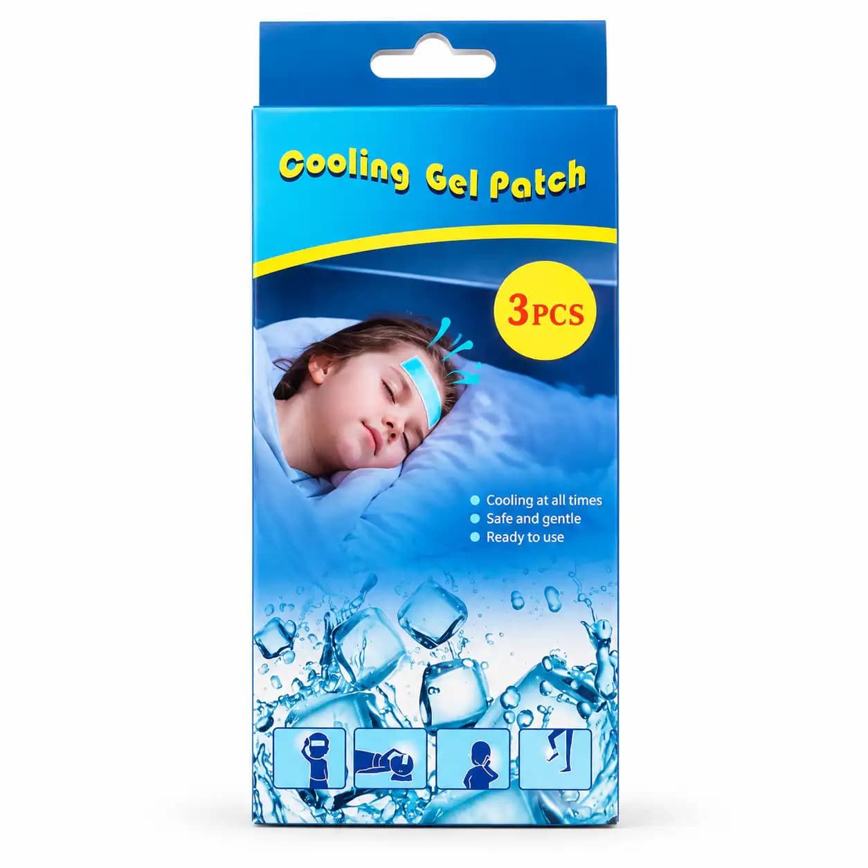 پد تب بر سه عددی Cooling Gel Patch