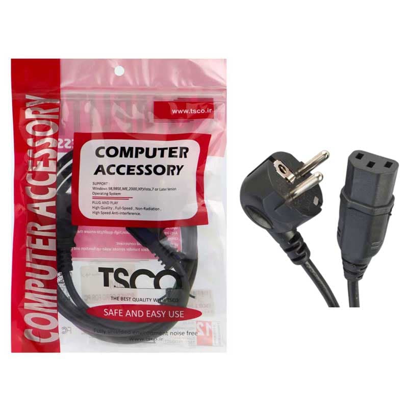 کابل پاور تسکو Power Cable TSCO 1.5M — تصویر ۶