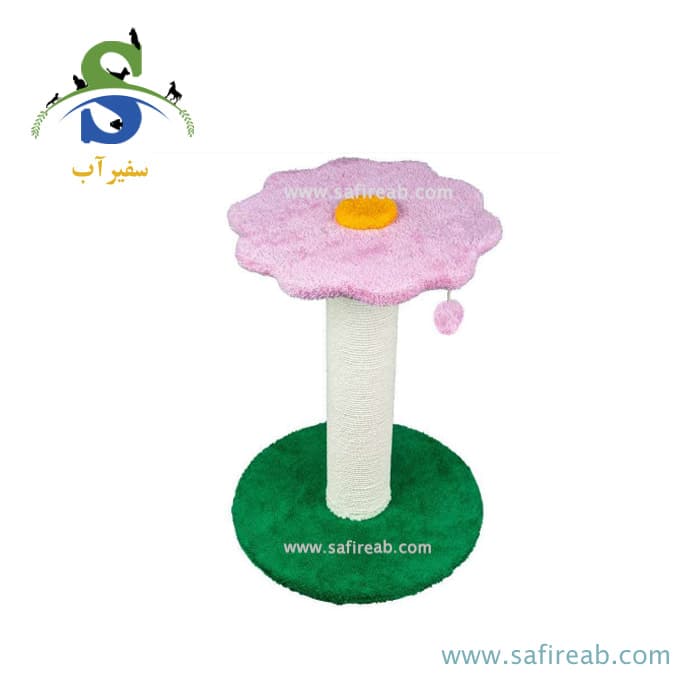 اسکرچر درختی گربه مدل گل ژربرا جیمبو