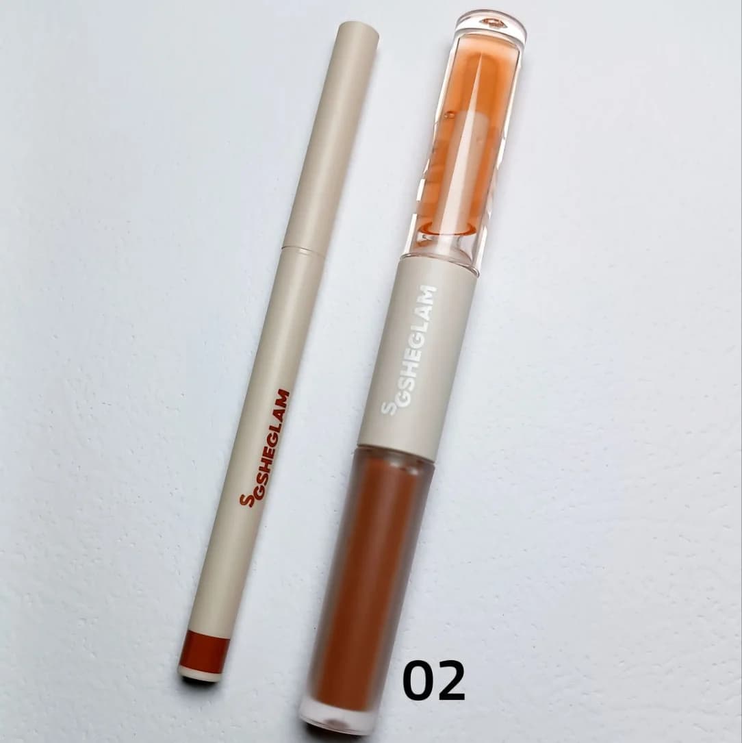 ست خط لب + رژمایع + لیپگلاس شیگلم — تصویر ۳