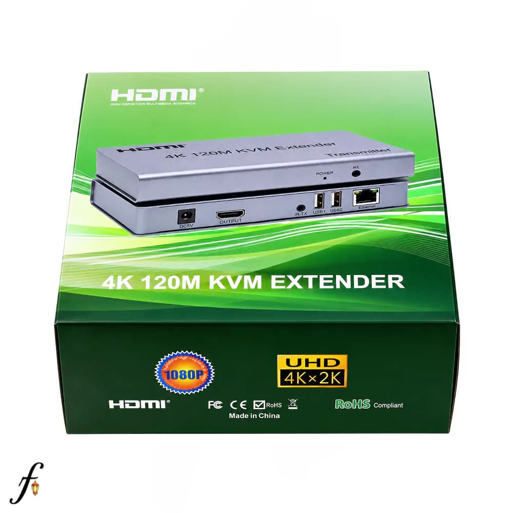 KVM اکستندر HDMI و USB تحت شبکه 120 متری 4K — تصویر ۴