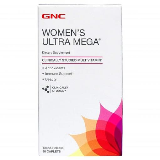 مولتی ویتامین الترا مگا ویمن جی ان سی 60 عدد GNC Ultra Mega Women