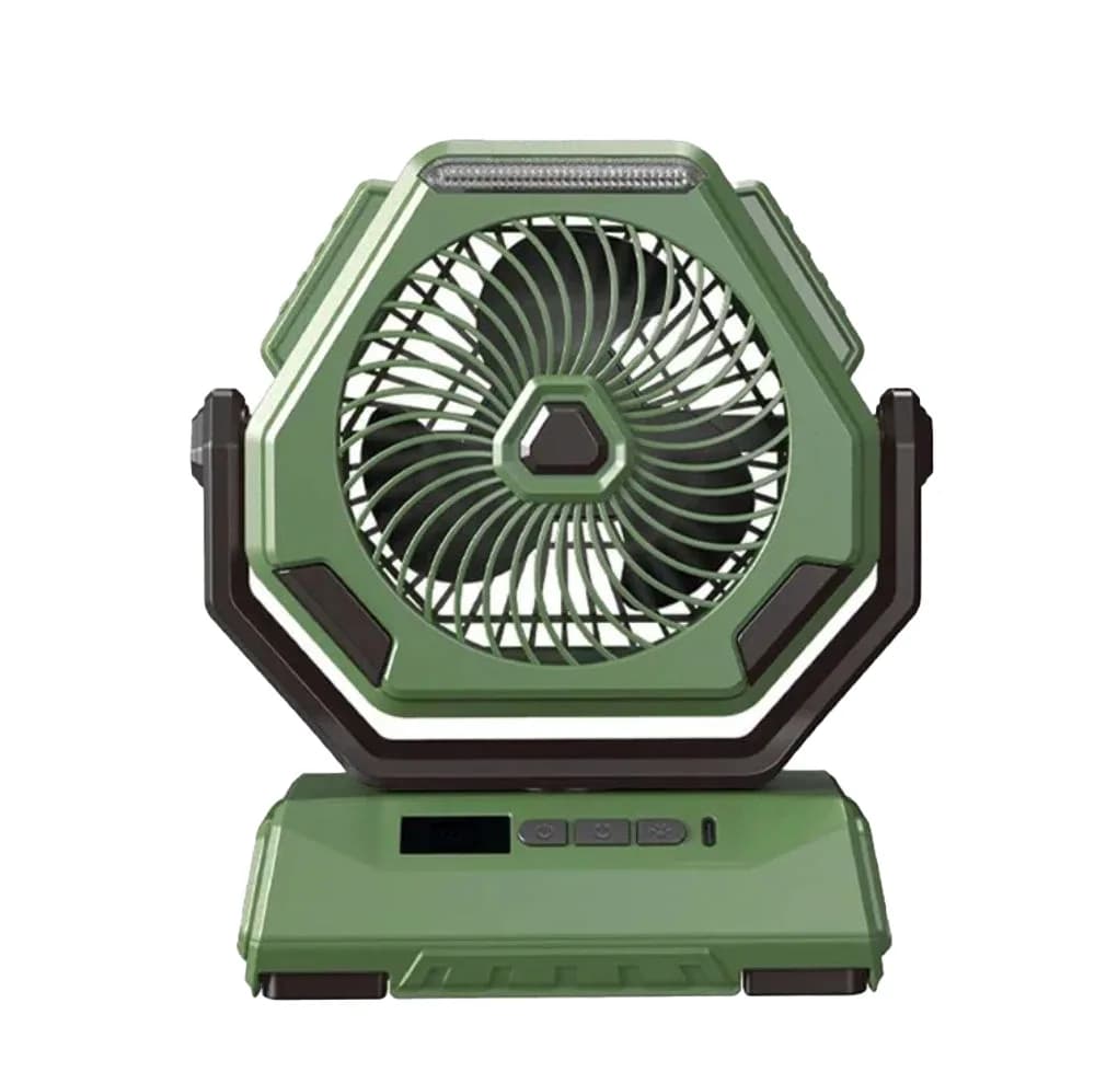 پنکه رومیزی مدل Outdoor Fan LED ظرفیت ۲۴۰۰ میلی آمپر ساعت