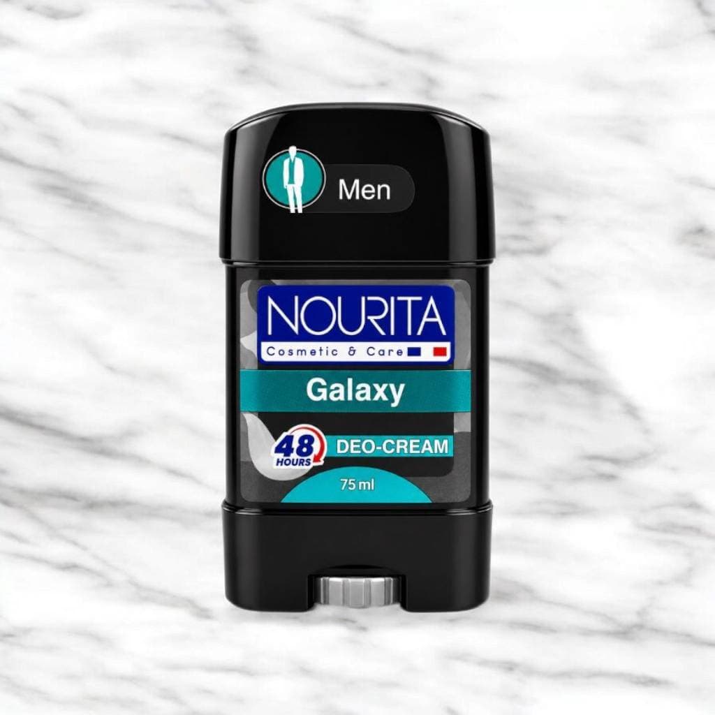 استیک کرمی دئودورانت مردانه گلکسی نوریتا NOURITA مدل Galaxy حجم 75 میل — تصویر ۲