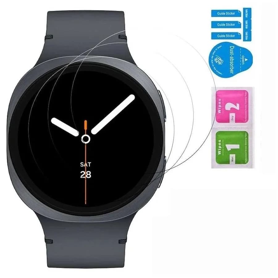 محافظ صفحه ساعت سامسونگ Galaxy Watch 9 هیدروژل — تصویر ۲