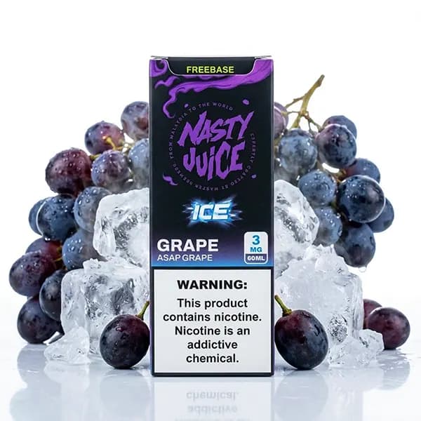 جویس انگور یخ نستی | Nasty Juice Asap Grape Ice 60ml