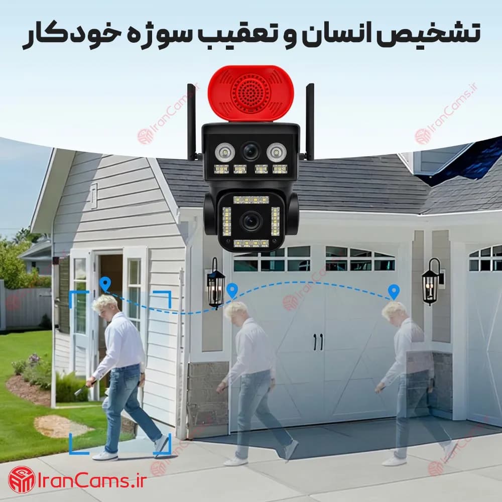 دوربین سیم کارتی 2 لنز 10 مگاپیکسل سرور داخلی HiEasy مدل 21Z-4G — تصویر ۷