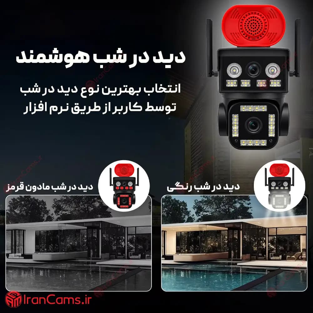 دوربین سیم کارتی 2 لنز 10 مگاپیکسل سرور داخلی HiEasy مدل 21Z-4G — تصویر ۶