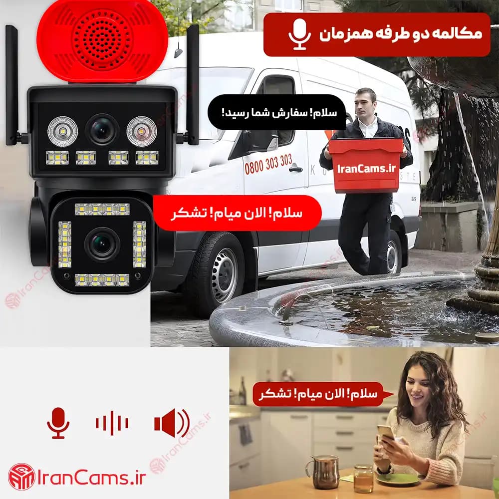 دوربین سیم کارتی 2 لنز 10 مگاپیکسل سرور داخلی HiEasy مدل 21Z-4G — تصویر ۸