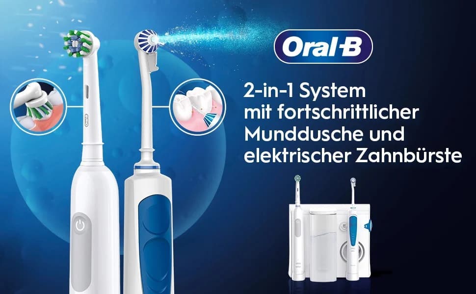 مسواک برقی و واترجت اورال بی مدل Oral-B OxyJet 3000 (ساخت آلمان) — تصویر ۳