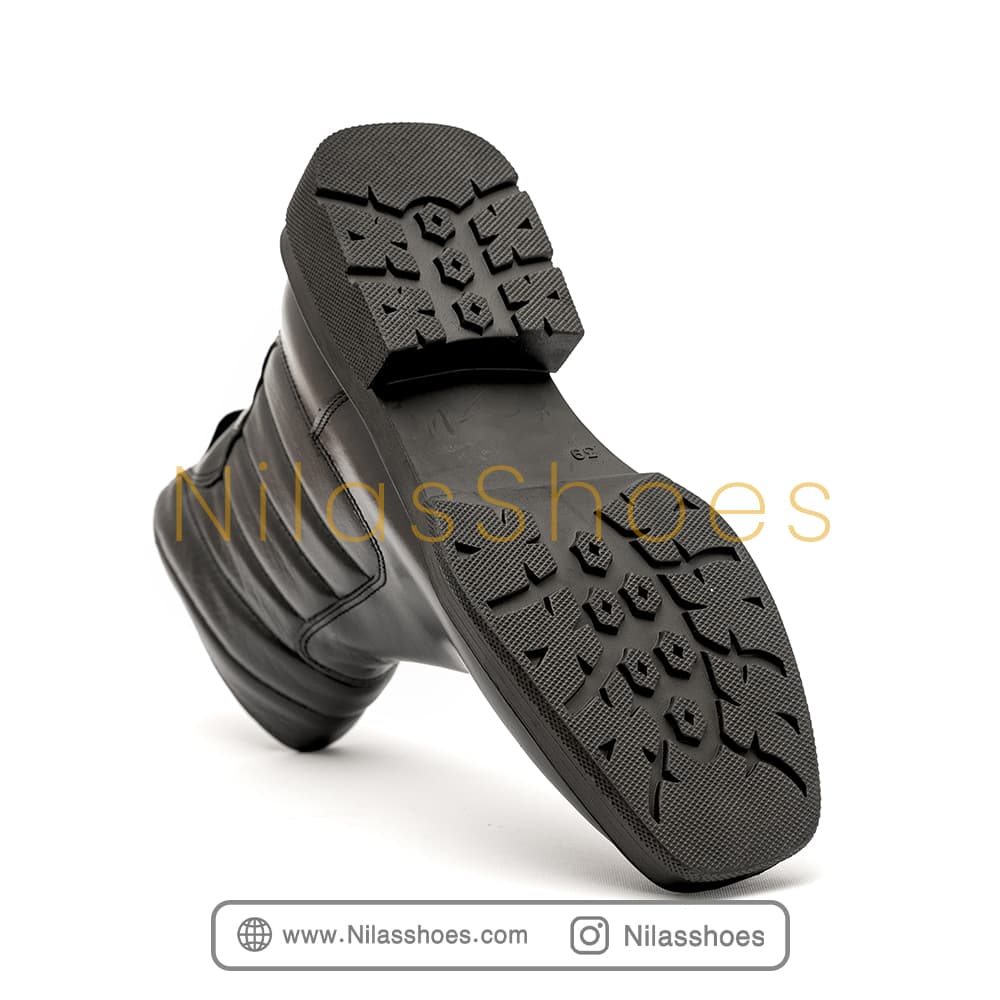 نیم بوت زنانه راحتی چرم طبیعی (B-2055) — تصویر ۴