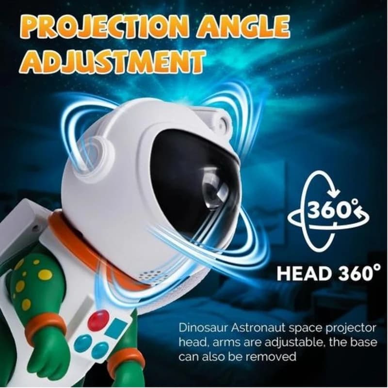 چراغ خواب گرین لاین مدل Astronaut Night Light Projector — تصویر ۲