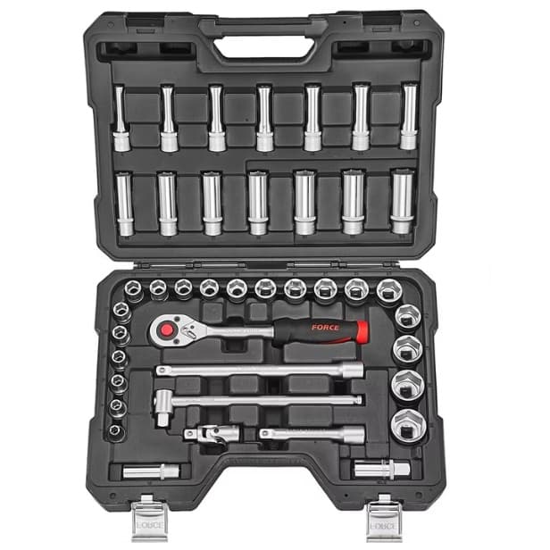 جعبه بکس 1/2 اینچ 41 عددی کوتاه و بلند فورس F4416
