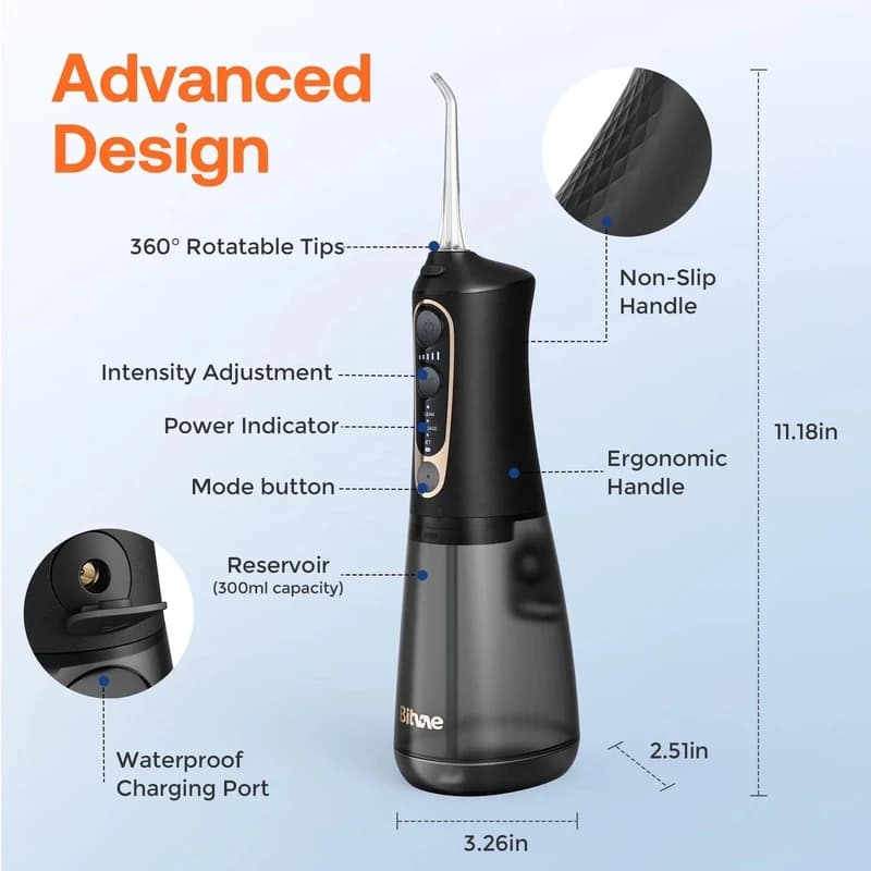 واترجت دهان و دندان بیتوی | Bitvae Water Flosser C6 — تصویر ۵