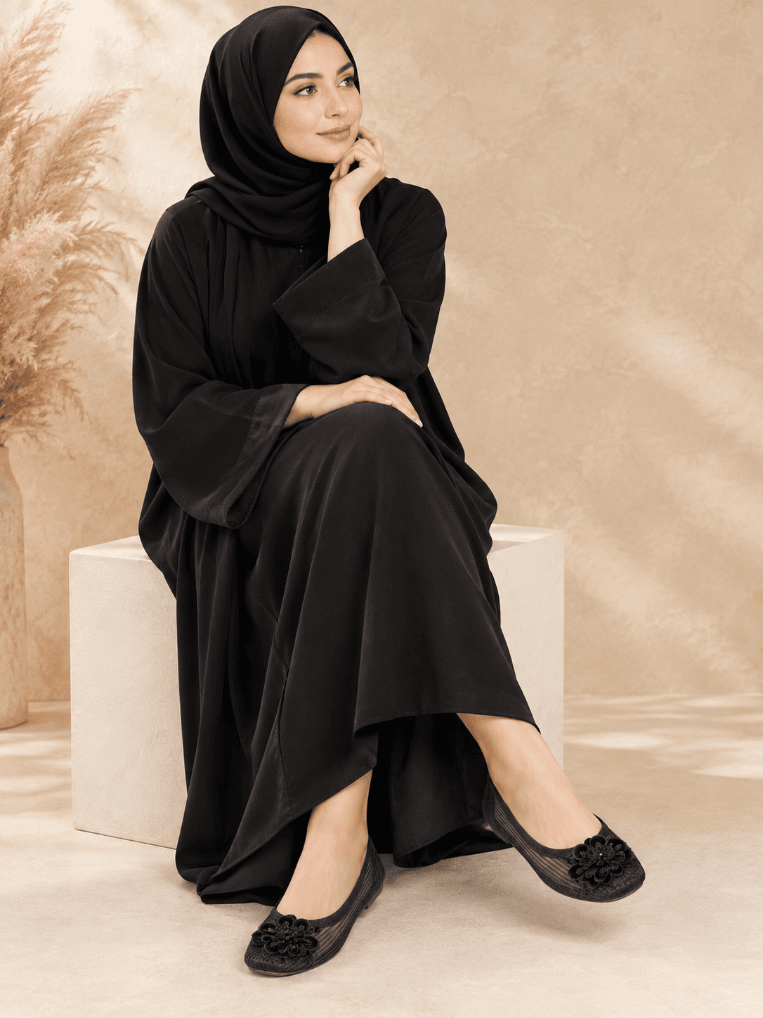 پاپوش روفرشی طرح کبریتی گل‌دار — تصویر ۲