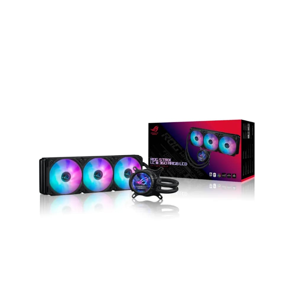Cooling Asus STRIX LC III 360 ARGB LCD Black — تصویر ۳