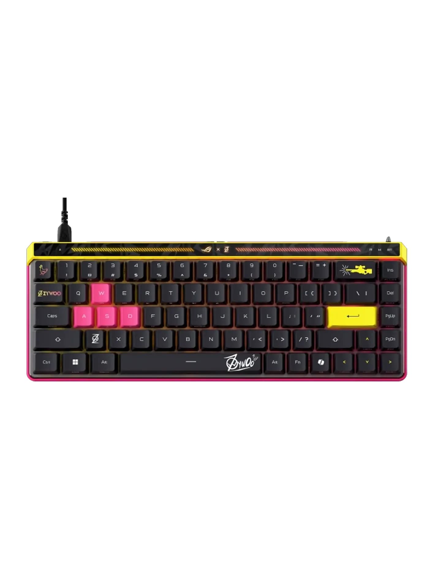 کیبورد گیمینگ ایسوس مدل ROG FALCHION ACE HFX ZYWoo