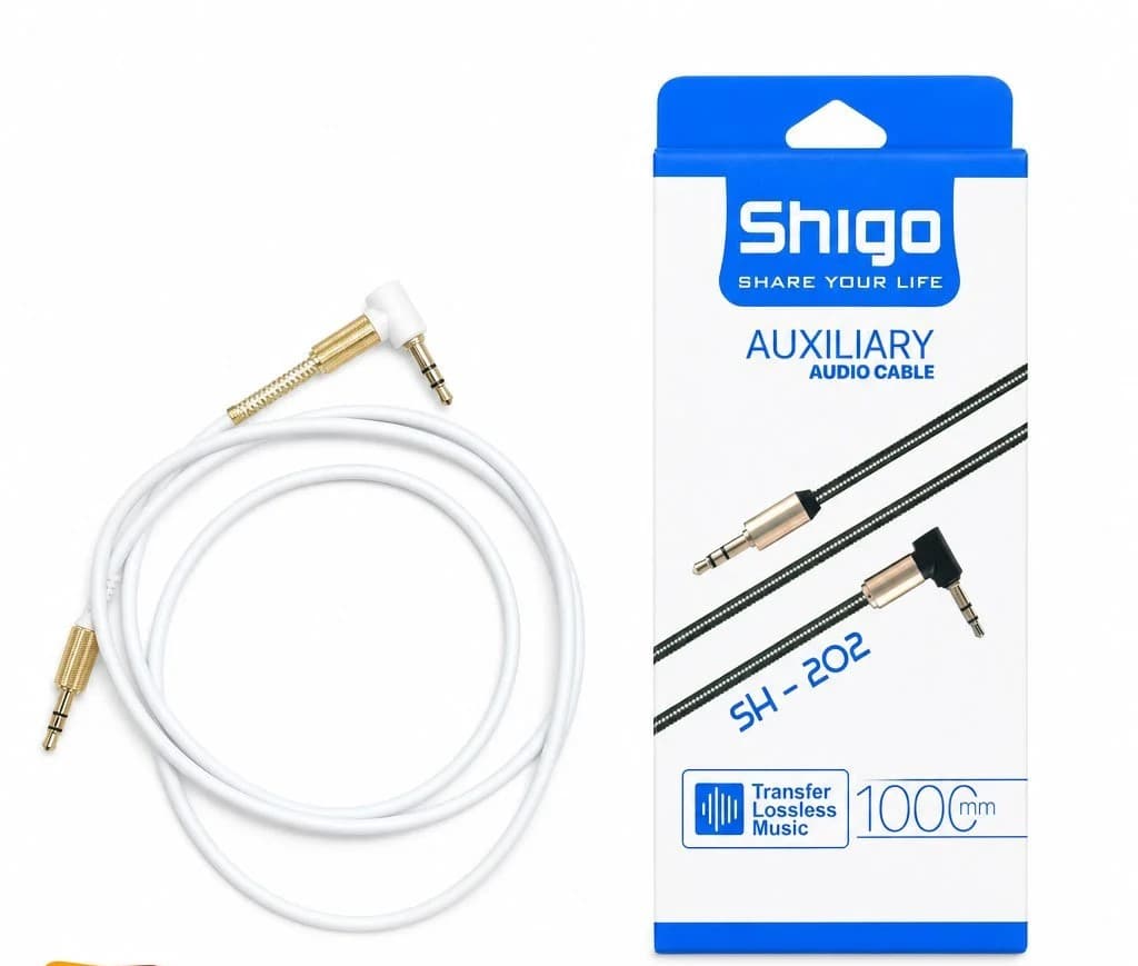 کابل AUX سیلیکونی SHIGO 202