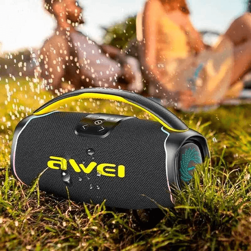 اسپیکر بلوتوثی اوی Awei KA16 (60 وات، IPX5، TWS، نورپردازی LED) — تصویر ۶