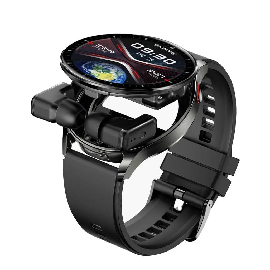 ساعت هوشمند دارای هندزفری بلوتوثی پرودو Porodo Pulse Smartwatch With Earbuds