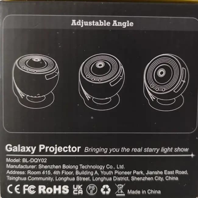 پروژکتور کهکشانی برند Galaxy Projector مدل BL-DQY02‏ — تصویر ۳