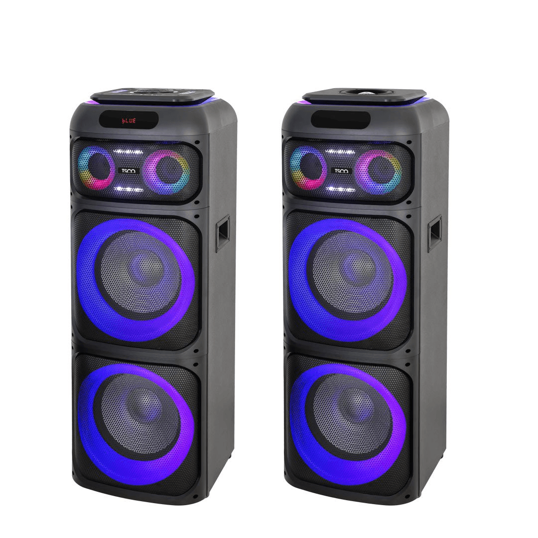 اسپیکر خانگی تسکو TSCO مدل TS 2097 (200 وات RMS، چهار ساب‌ووفر 12 اینچ، نورپردازی LED)
