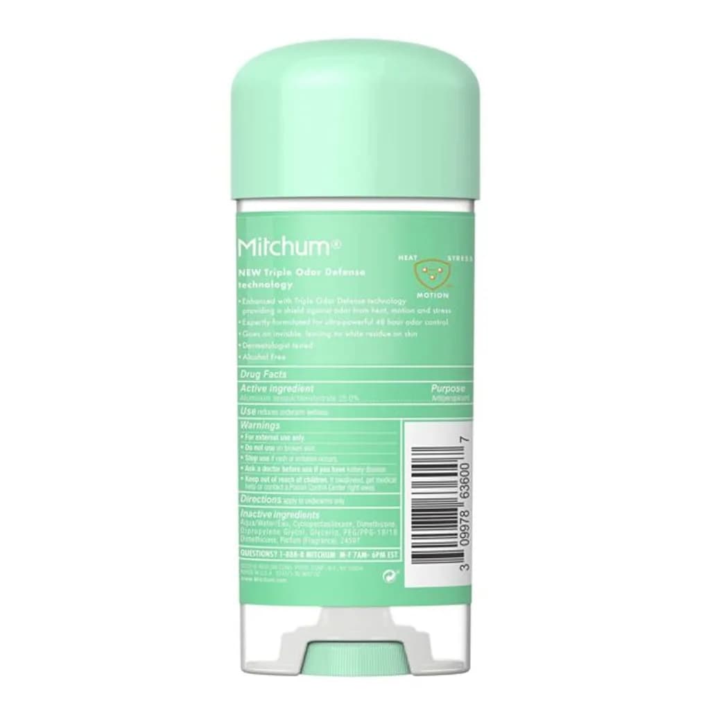 مام ژلی میچام | مدل پودر بچه؛ 96 گرم محو بوی عرق mitchum powder — تصویر ۴