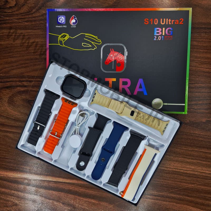 ساعت هوشمند S10 ULTRA 2 با 7 مدل بند و قابلیت اتصال به گوشی