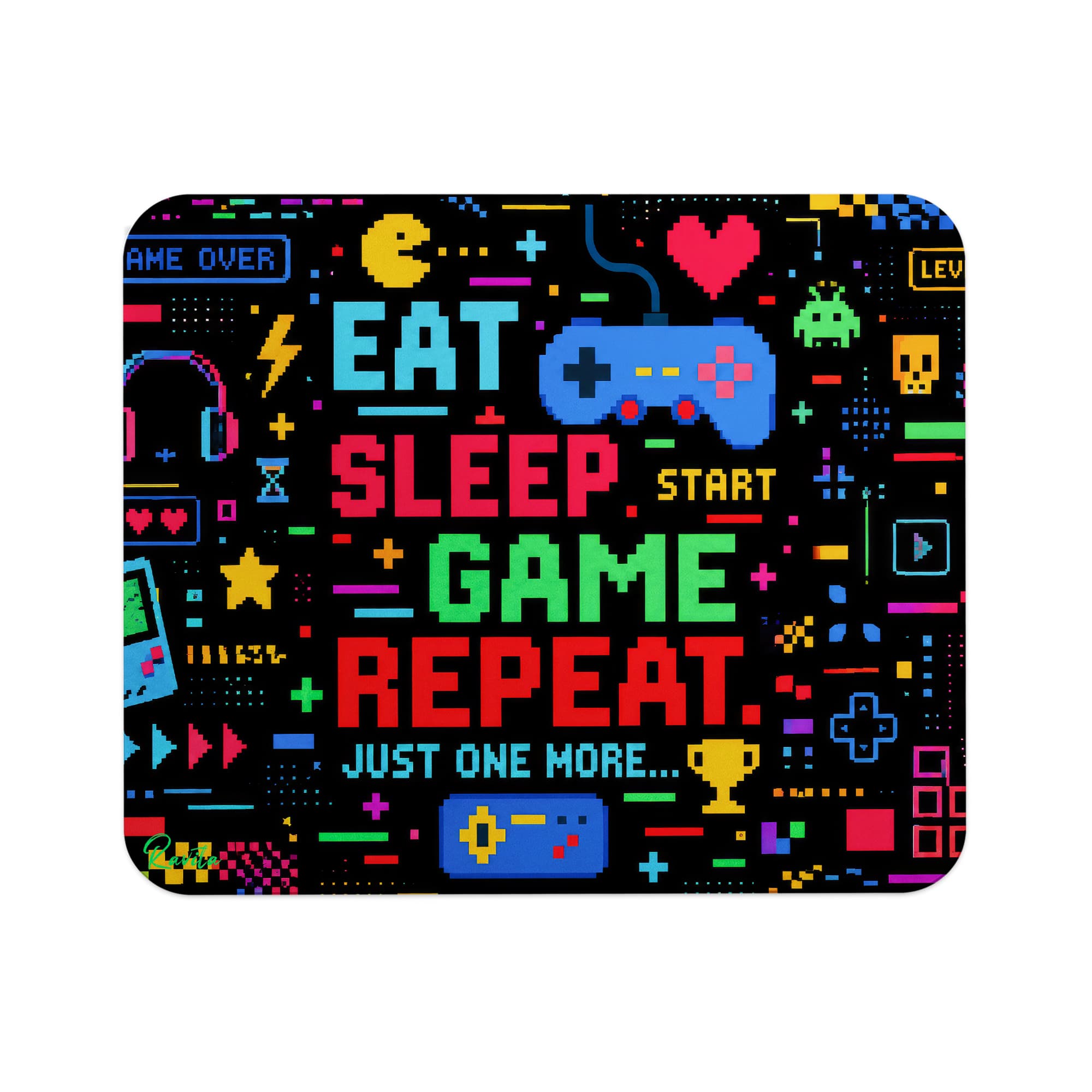 پدماوس راویتا طرح بخور، بخواب، بازی کن، تکرار کن – Eat Sleep Game Repeat کد 3995 — تصویر ۳