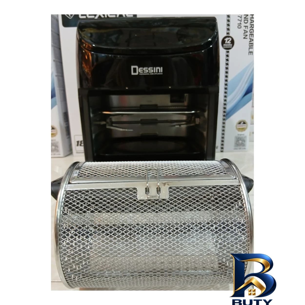 سرخ کن هواپز بدون روغن ۱۴ لیتری دسینی مدل DS-۸۷۷D با بیش از ۷ برنامه پخت، ظرفیت ۱۴ نفره اصل — تصویر ۲