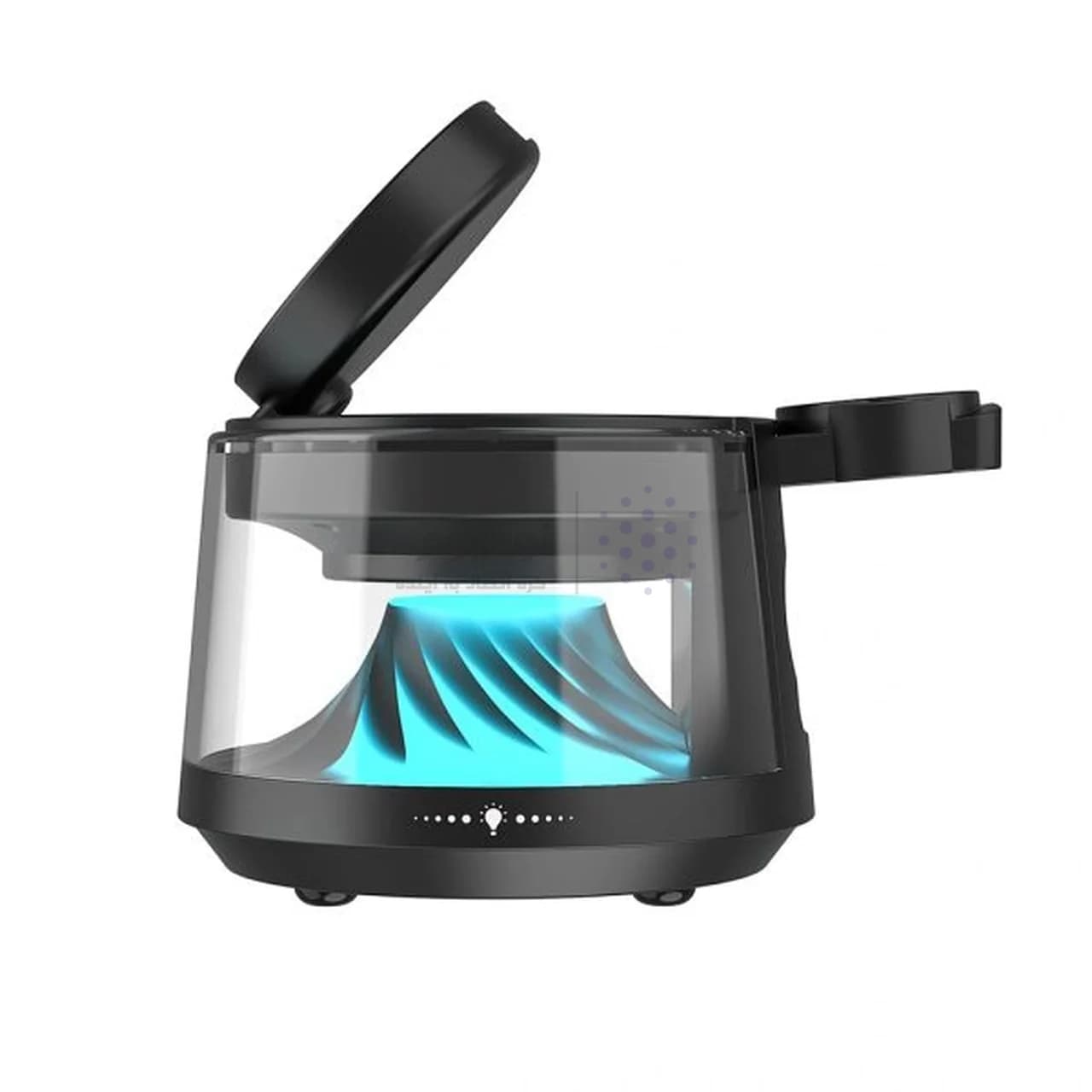 اسپیکر و شارژر وایرلس پنج کاره Wiwu مدل Flow wi-w039 – مشکی (گارانتی شش ماهه شرکتی) — تصویر ۲