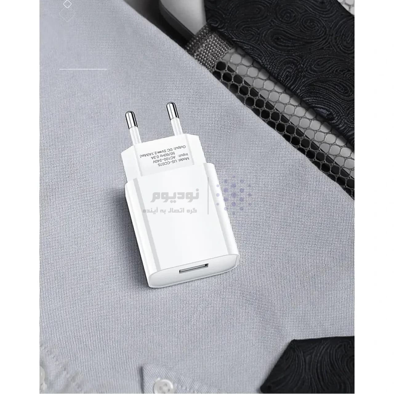 شارژر دیواری تک پورت Glorimi مدل GL-PA01 – سفید — تصویر ۶