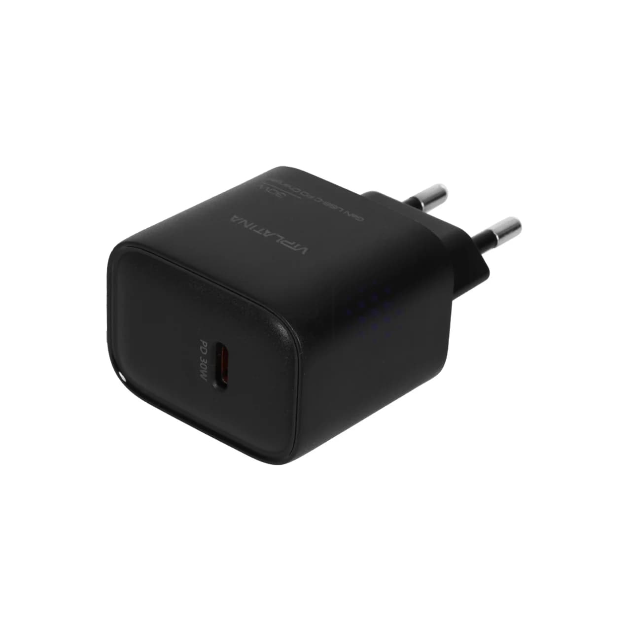شارژر دیواری فست و PD تک پورت VIPLATINA مدل VC64 30W – مشکی (گارانتی 18 ماه تعویض نیکان همراه) — تصویر ۲