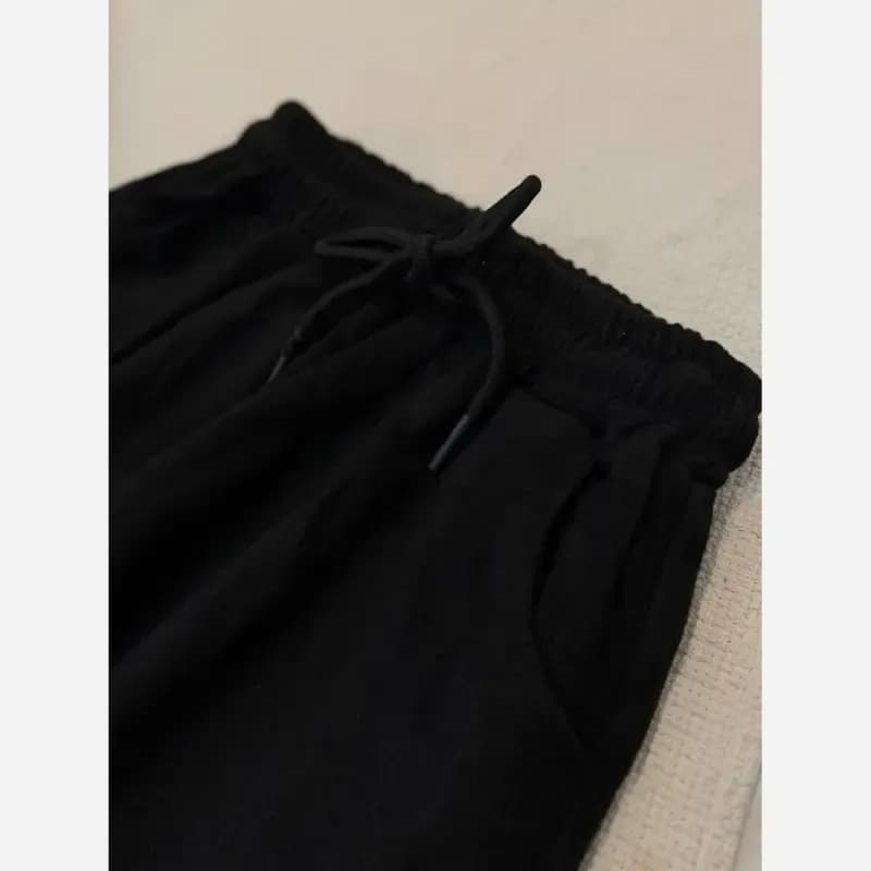 ست هودی شلوار دورس خاردار کیفیت بالا طرح الو رنگ طوسی مشکی سایز 36 تا 44 — تصویر ۲
