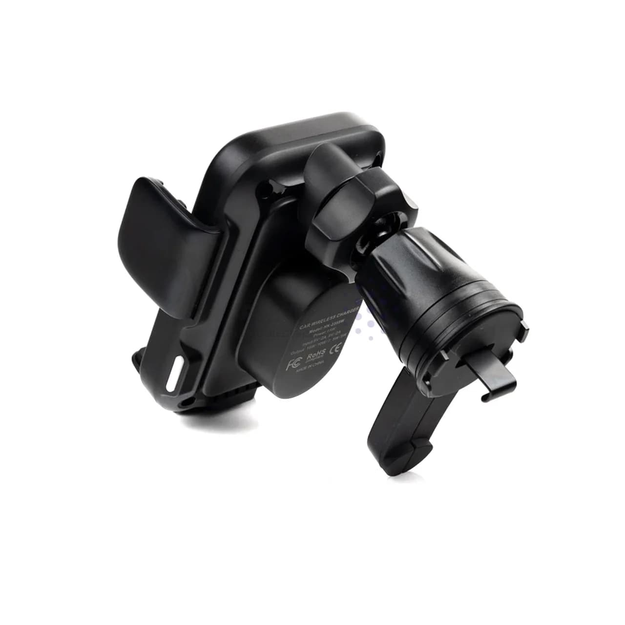 شارژر وایرلس و هولدر گوشی موبایل دریچه کولری Hiska مدل HK-2355W – مشکی — تصویر ۳
