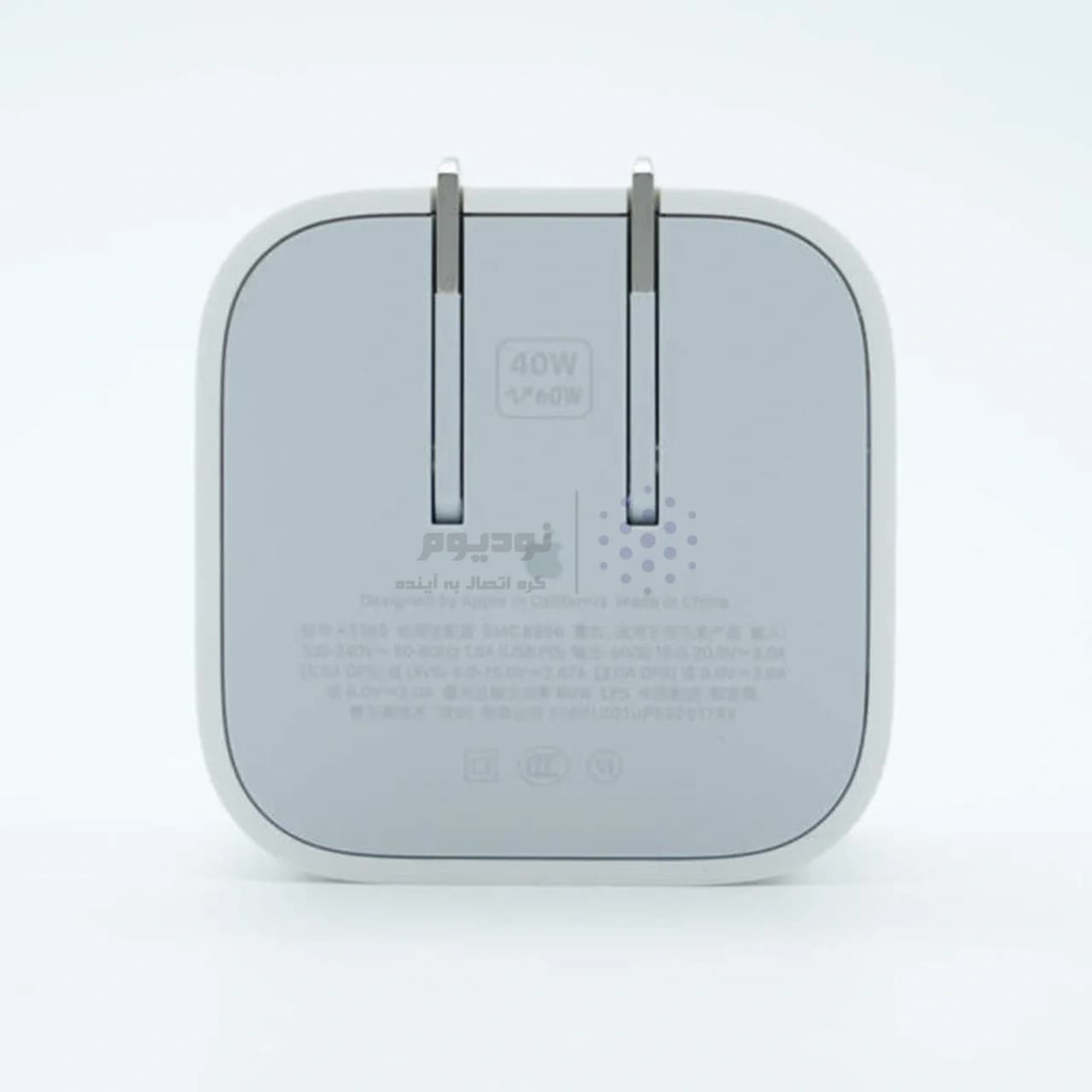 شارژر دیواری اپل مدل MMS – 40W Dynamic Power Adapter with 60W Max (گارانتی شش ماهه YA) — تصویر ۲
