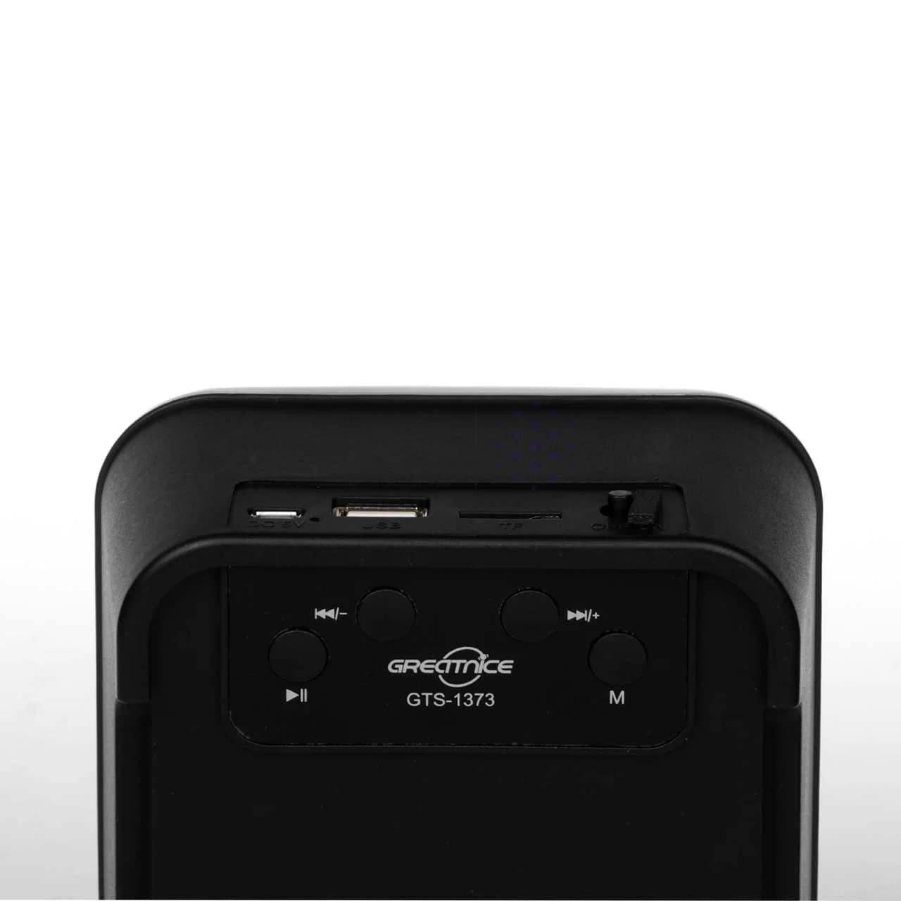 اسپیکر بی سیم Greatnice مدل GTS-1373 – مشکی – TCO — تصویر ۵