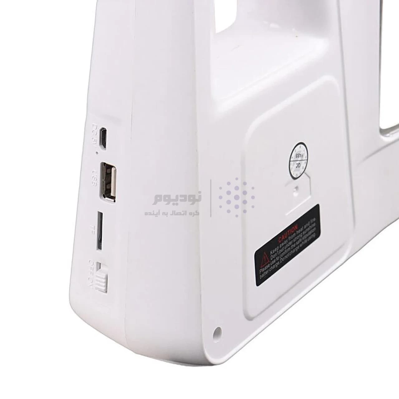 اسپیکر بی سیم BIG SOUND مدل KTS-1320 – سفید – TCO (دارای چراغ قوه) — تصویر ۳