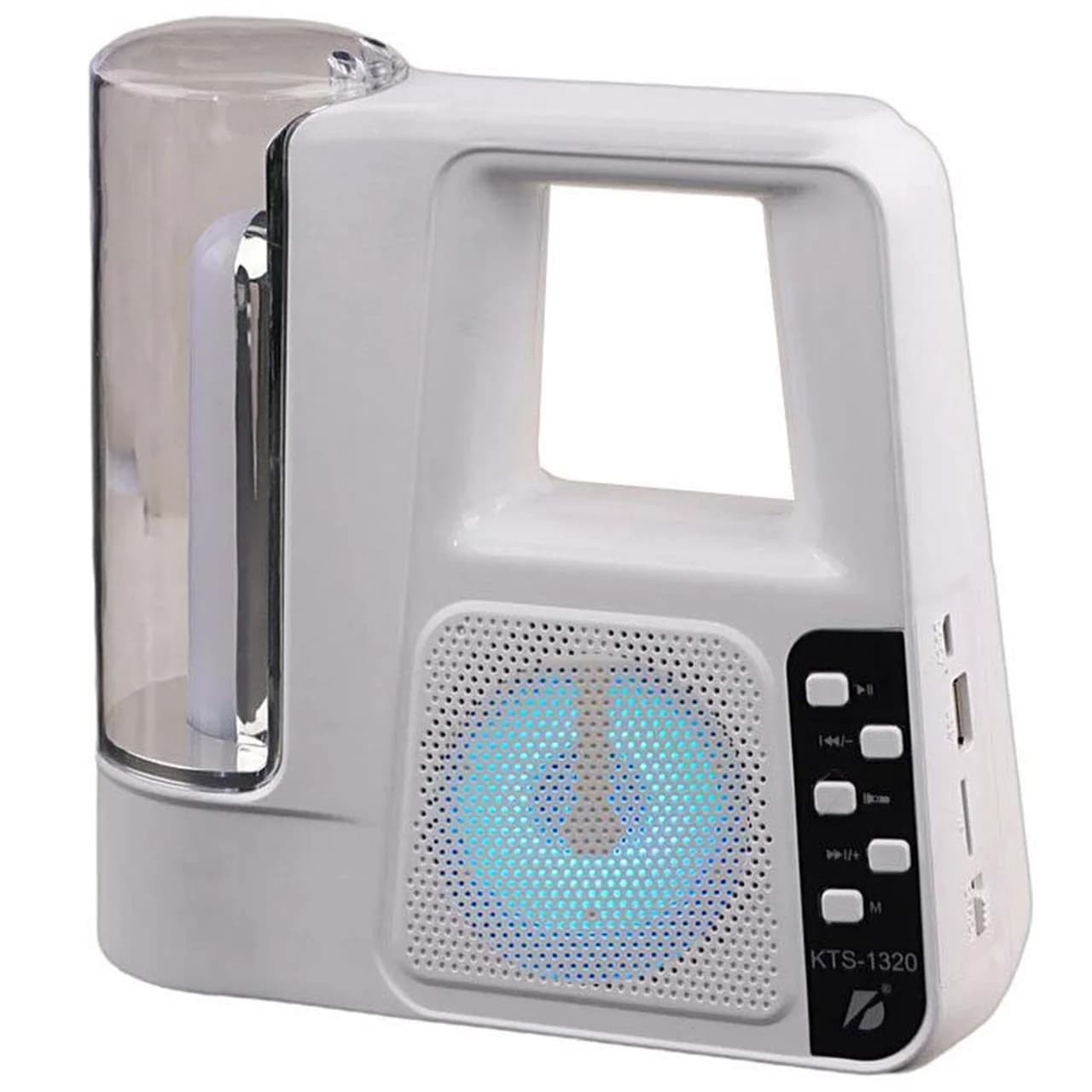 اسپیکر بی سیم BIG SOUND مدل KTS-1320 – سفید – TCO (دارای چراغ قوه)