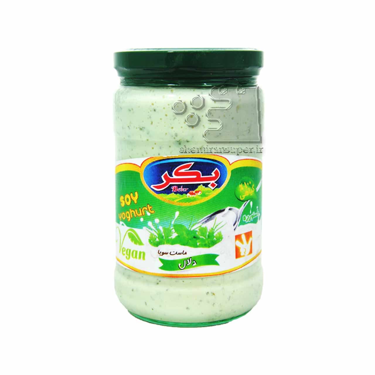 ماست سویا با دلال ( وگان ) ۱ کیلو بکر – bekr