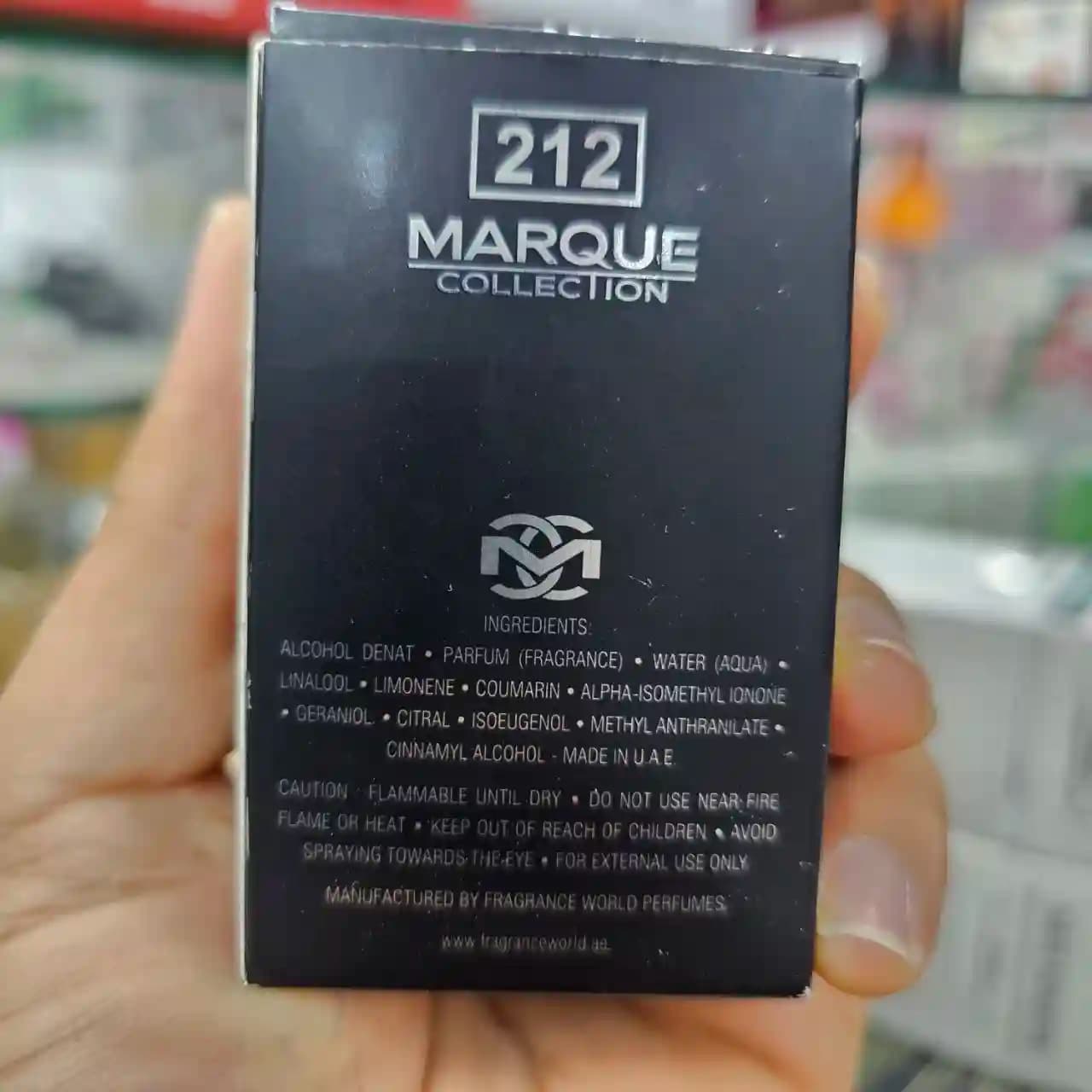 ادکلن مارکویی ۲۱۲ (Marque 212) مردانه با رایحه‌ای شیک و ماندگار – ۲۵ میلی‌لیتر — تصویر ۳
